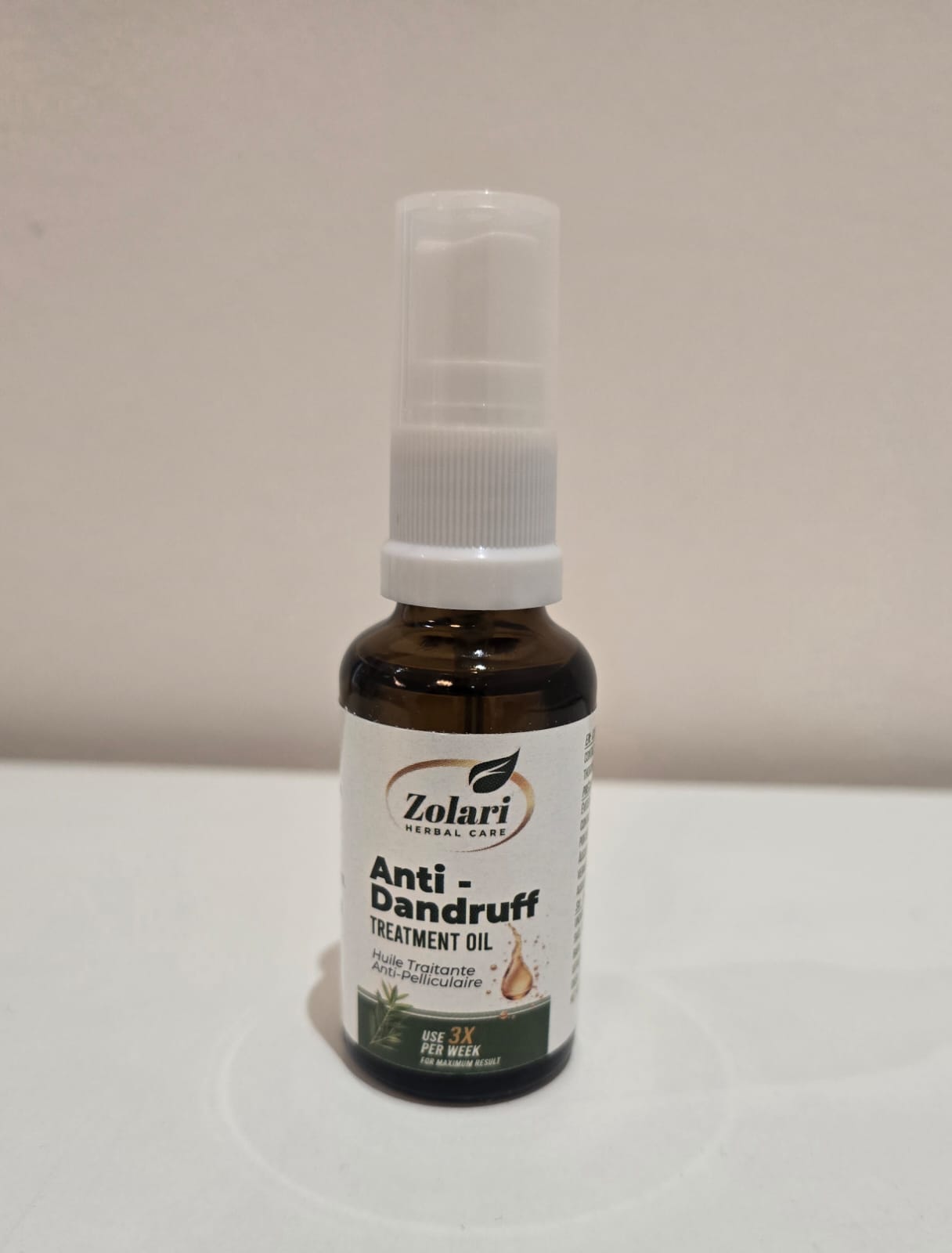 Zolari Anti Dandruff treatment oil with natural ingredients 30ml
