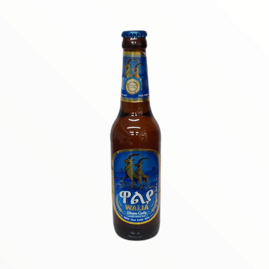 Walia Beer ዋልያ ቢራ 11.2 Fl. oz Alc. 5 % Vol.
