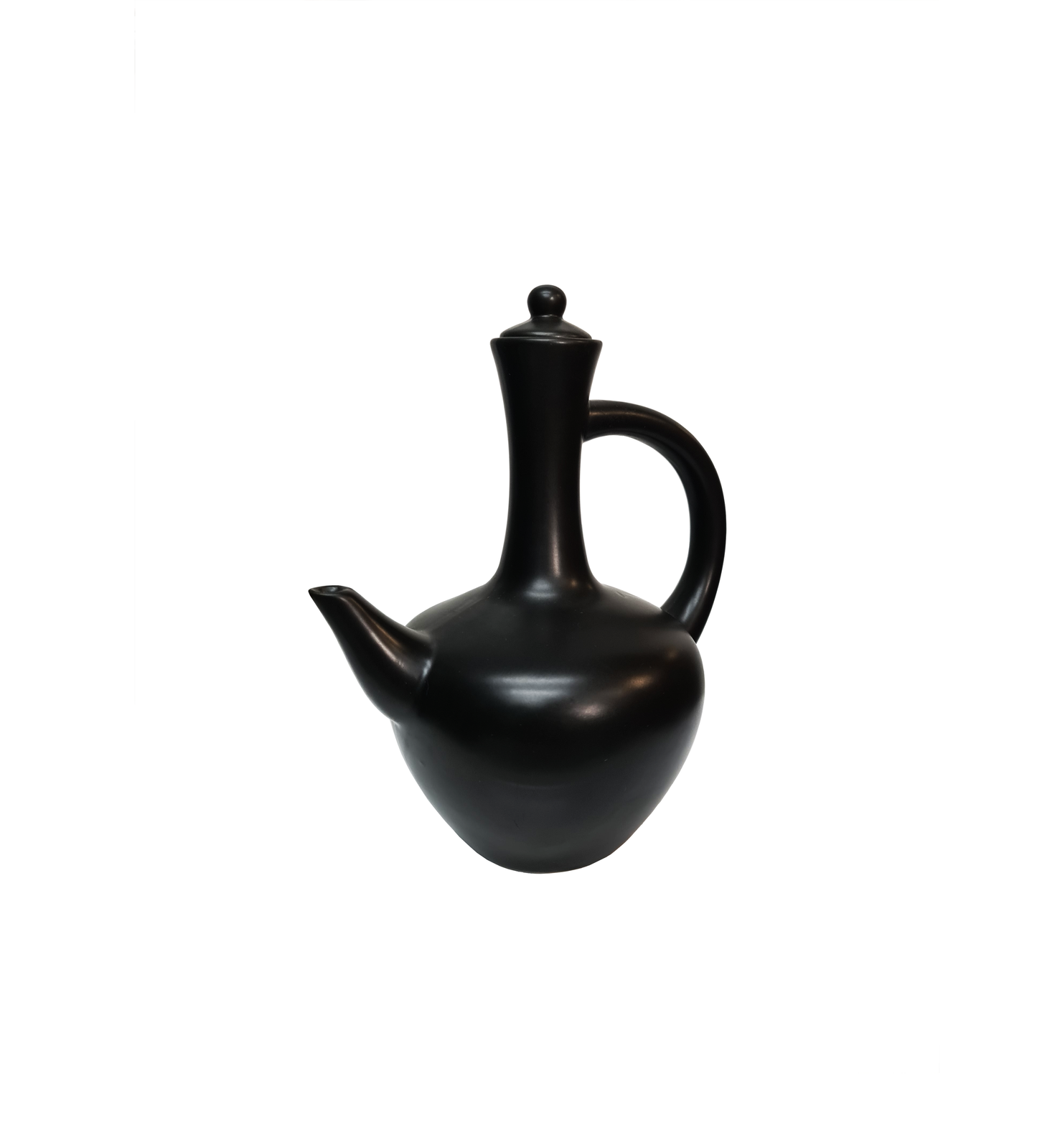 Ethiopian Jebena ceramic with lid ጀበና ሴራሚክ