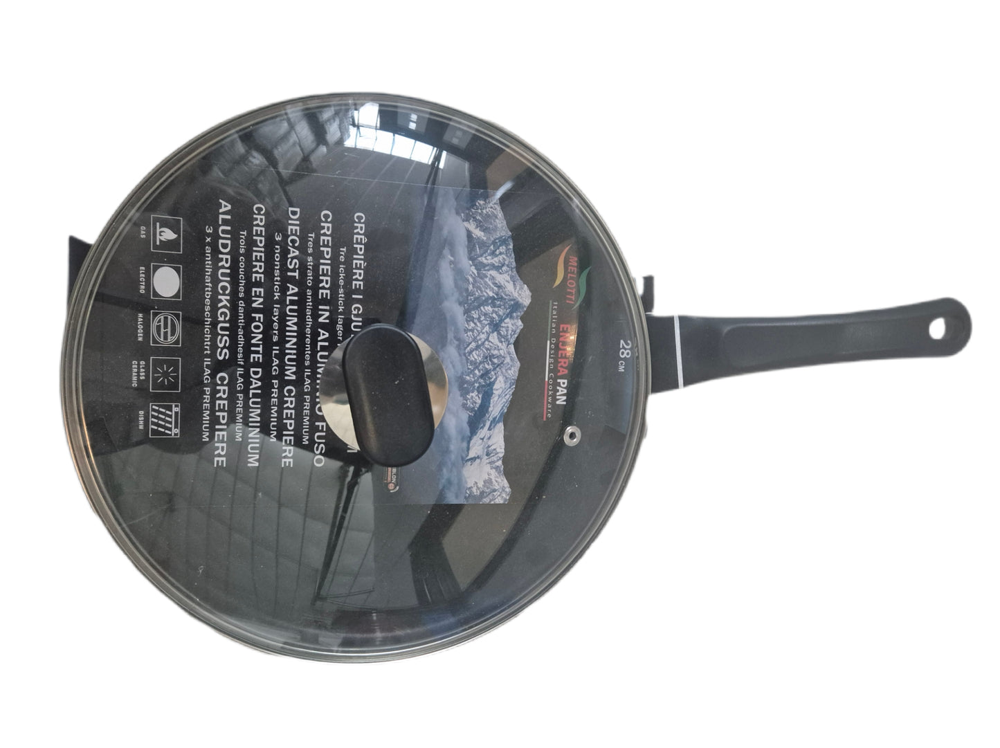 Enjera Pan italian designer premium cookware 28cm