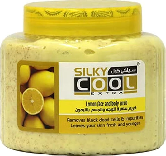 Silky Cool Extra Lemon Face and Body Scrub - 500 ml