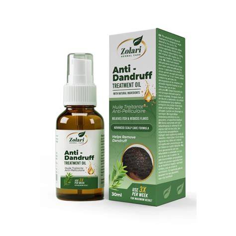Zolari Anti Dandruff treatment oil with natural ingredients 30ml
